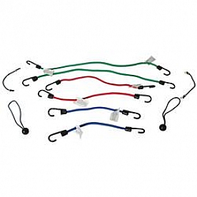 Reese Bungee Cord Green/ Red/ Blue 15 Inch/ 20 Inch/ 30 Inch 10 Piece - 9428900