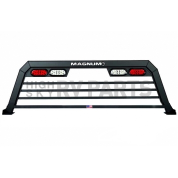 Magnum Truck Racks Headache Rack Louvered Aluminum Black Matte Powder Coated - 419L