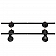SeaSucker Roof Rack Cross Bar 48 Inch Black Aluminum - SX6150B