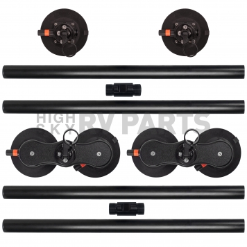 SeaSucker Roof Rack Cross Bar 48 Inch Black Aluminum - SX6150B-1