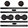 SeaSucker Roof Rack Cross Bar 48 Inch Black Aluminum - SX6150B