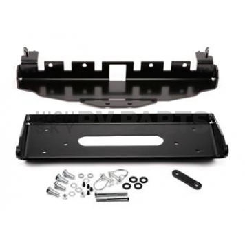 Warn Industries Snow Plow - Straight Blade Front Mount 66 Inch For Side By Side UTV - 91490P66