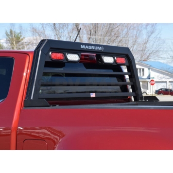 Magnum Truck Racks Headache Rack Louvered Aluminum Black Matte Powder Coated - 420H-4