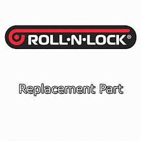 Roll-N-Lock Bed Cargo Divider Flip-Up Aluminum Black - CM495