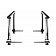 Thule Ladder Pick-Up Rack 450 Pound 29 Inch Height - 500XT