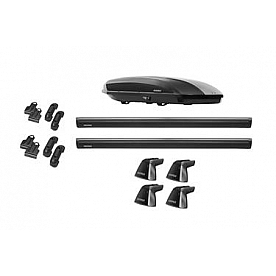 Yakima Cargo Carrier - Roof Rack Kit 15 Cubic Feet 80 Inch Black ABS Plastic - K0301744CE