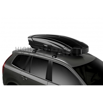 Thule Cargo Box Carrier 22 Cubic Feet Capacity Dual Side Opening Black - 629906-3