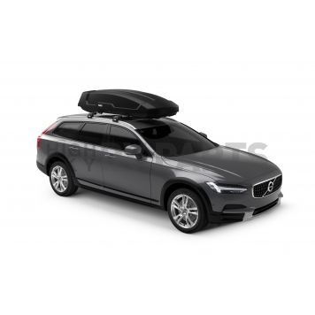 Thule Cargo Box Carrier 165 Pound Capacity Dual Side Opening Black - 635801-3