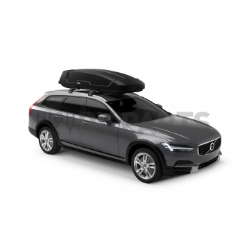Thule Cargo Box Carrier 165 Pound Capacity Dual Side Opening Black - 635901-3