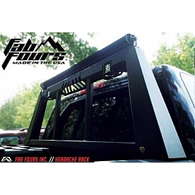Fab Fours Headache Rack Bar Style Steel Black Powder Coated - HR20081