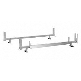 KargoMaster Ladder Rack - Covered Utility 2 Bars Aluminum - 4TCAXB