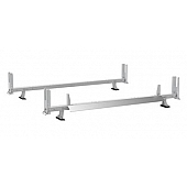 KargoMaster Ladder Rack - Covered Utility 2 Bars Aluminum - 4PCAXB