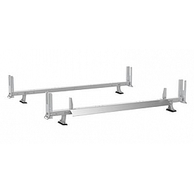 KargoMaster Ladder Rack - Covered Utility 2 Bars Aluminum - 4PCAXB