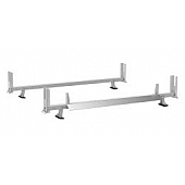 KargoMaster Ladder Rack - Covered Utility 2 Bars Aluminum - 4NLAXB