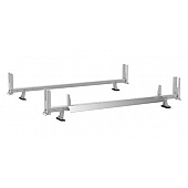 KargoMaster Ladder Rack - Covered Utility 2 Bars Aluminum - 4MEAXB