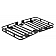 Warrior Products Roof Basket 55 Inch x 45 Inch Steel - 81340