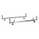 KargoMaster Ladder Rack - Covered Utility 2 Bars Aluminum - 4TLAXB