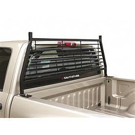 Go Industries Headache Rack Louvered Steel White Painted - 654