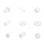 Dee Zee Public Safety Headache Rack Mounting Kit - BP95050RB