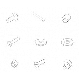 Dee Zee Public Safety Headache Rack Mounting Kit - BP95050RB
