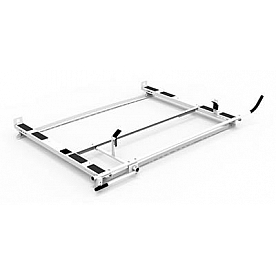 KargoMaster Ladder Rack - Covered Utility 3 Bars Aluminum - 4NCA0C