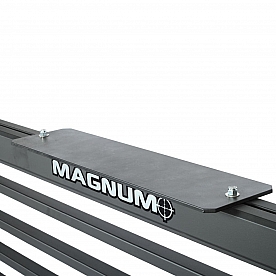 Magnum Truck Racks Headache Rack Light Mount Rectangular Black - 36241M