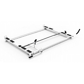 KargoMaster Ladder Rack - Covered Utility 4 Bars Aluminum - 4MEACC