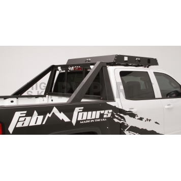 Fab Fours Headache Rack Side Trim Black Steel - HRM041