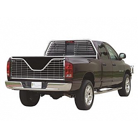 Go Industries Headache Rack Louvered Steel White Painted - 52644
