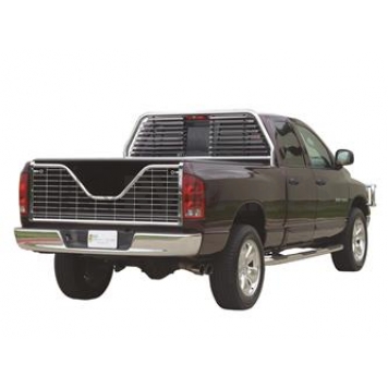 Go Industries Headache Rack Louvered Steel White Painted - 52644
