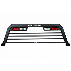 Magnum Truck Racks Headache Rack Louvered Aluminum Black Matte Powder Coated - 119L