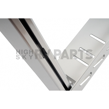 Dee Zee Headache Rack Aluminum Silver Powder Coated - DZ95054WR-1