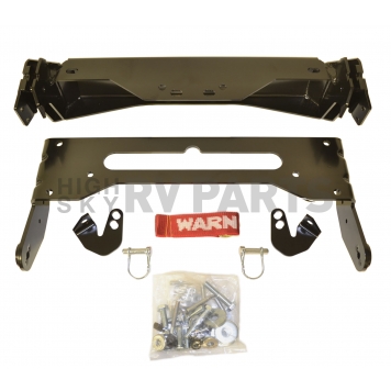 Warn Industries Snow Plow - Straight Blade Front Mount 72 Inch For Side By Side UTV - 79925P72-1