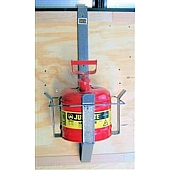 Rack-Em Liquid Storage Container Mount Black/ Gray Steel - RA1S