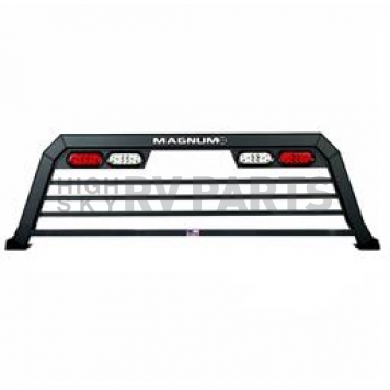 Magnum Truck Racks Headache Rack Louvered Aluminum Black Matte Powder Coated - 24SBL