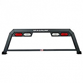Magnum Truck Racks Headache Rack Frame Only Aluminum Black Matte Powder Coated - 217LHP