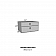 Westin Automotive Tool Box Underbed Polished Aluminum - UB2420TD