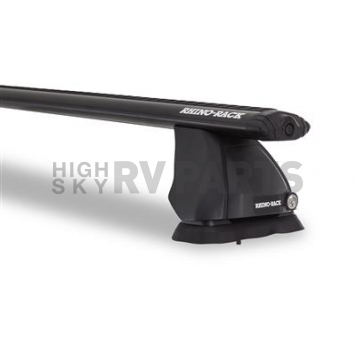 Rhino-Rack USA Roof Rack - 50 Inch Black 2 Bars Direct-Fit Glass Reinforced Nylon - JA2210