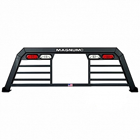 Magnum Truck Racks Headache Rack Louvered Aluminum Black Matte Powder Coated - 419HW