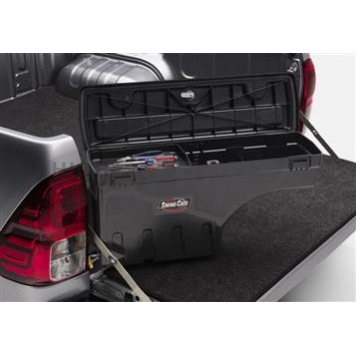 UnderCover Tool Box Left Side Wheel-Well Single Lid Black Smooth - SC403D