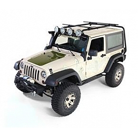 Rugged Ridge Roof Rack - Black 300 Pounds Square - 1170301