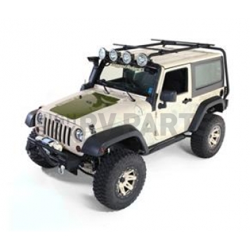 Rugged Ridge Roof Rack - Black 300 Pounds Square - 1170301