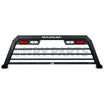 Magnum Truck Racks Headache Rack Louvered Aluminum Black Matte Powder Coated - 18809331H