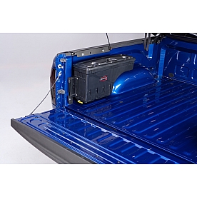 UnderCover Tool Box Wheel-Well Black Textured Plastic 1.5 Cubic Feet Swing Case - SC200D