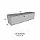 Westin Automotive Tool Box Underbed Polished Aluminum - HUB1848