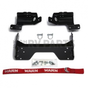 Warn Industries Snow Plow - Straight Blade Front Mount 72 Inch For Side By Side UTV - 95850P72-2