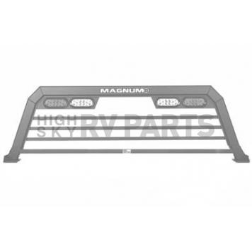 Magnum Truck Racks Headache Rack Louvered Aluminum White Powder Coated - 28899331LA