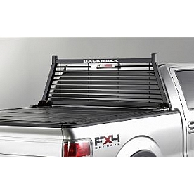 BackRack Headache Rack Steel Black Powder Coated Louvered - 12500