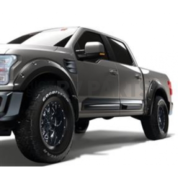 Warn Fender Flare - Black ABS Plastic Satin Set Of 4 - 102019