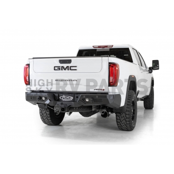 Addictive Bumper Rear Powder Coated Black Steel - R270021280103-1